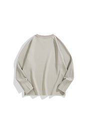 Men's Casual Textured Long-Sleeve T-Shirt