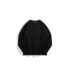 Men's Casual Textured Long-Sleeve T-Shirt