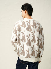 Men's Graphic Jacquard Pullover