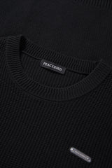 Men's Striped Textured Pullover