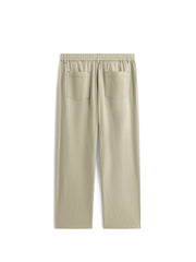 Men's Basic Cotton Wide-Leg Casual Pants