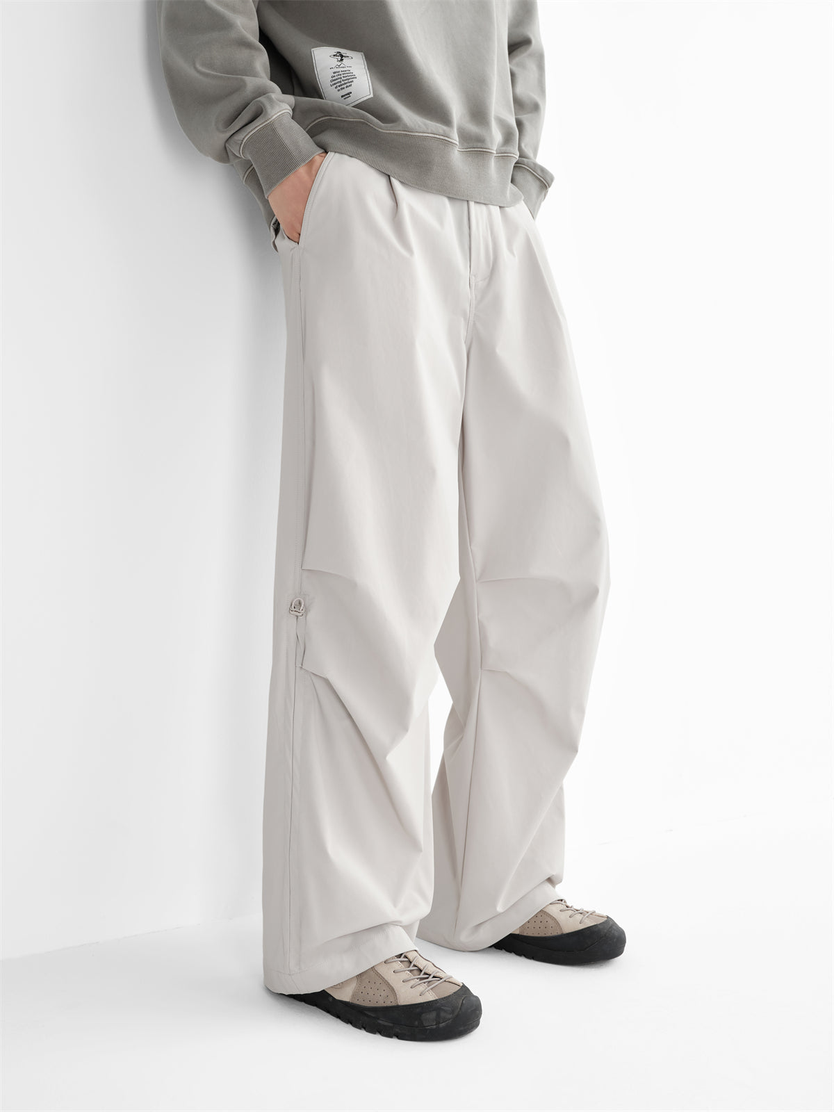 Men's Outdoor Pleated Straight Pants