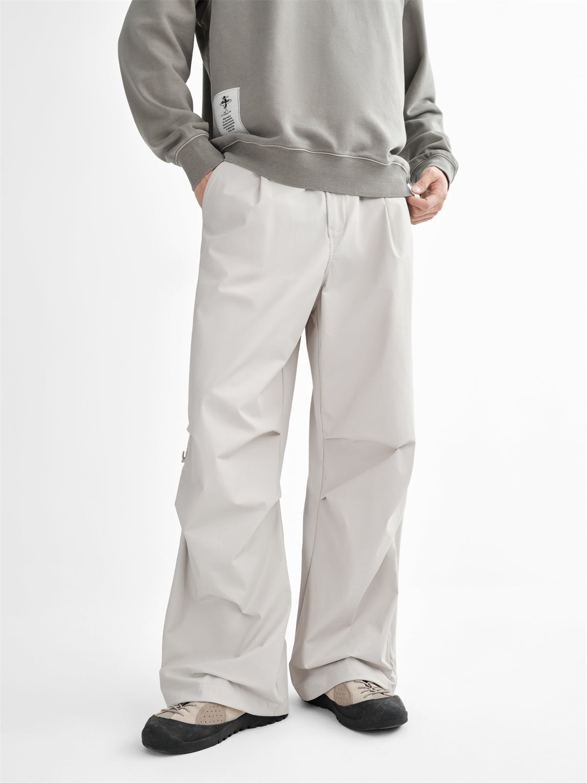 Men's Outdoor Pleated Straight Pants