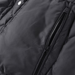 Men's Spliced Quilted Puffer Jacket