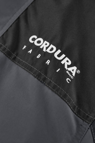 Men's CORDURA Contrast Color Goose Down Puffer Jacket Brown