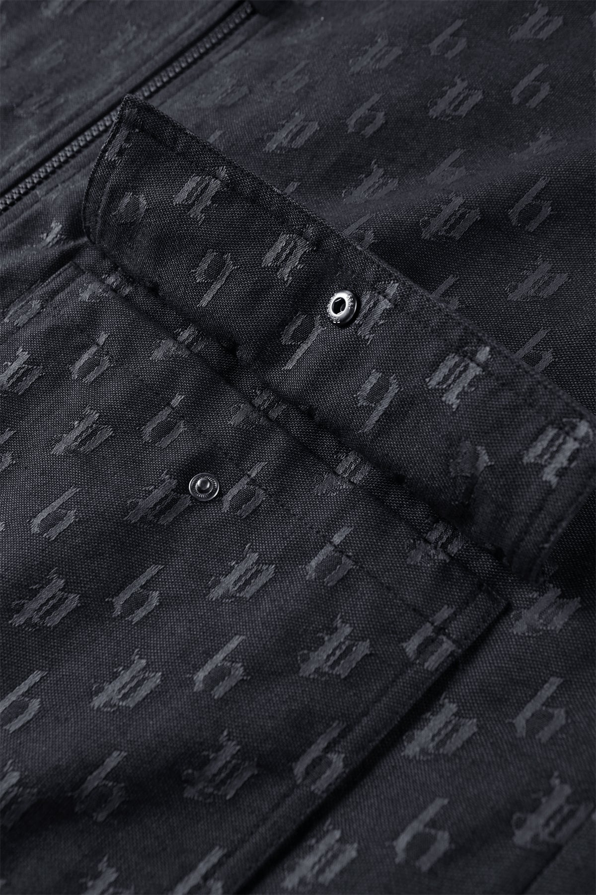 Men's Allover Jacquard Oversized Hooded Jacket