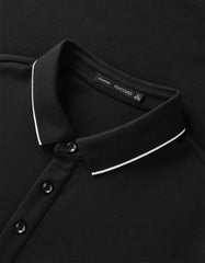 Men's Cooling Polo Shirt with Contrast Edges