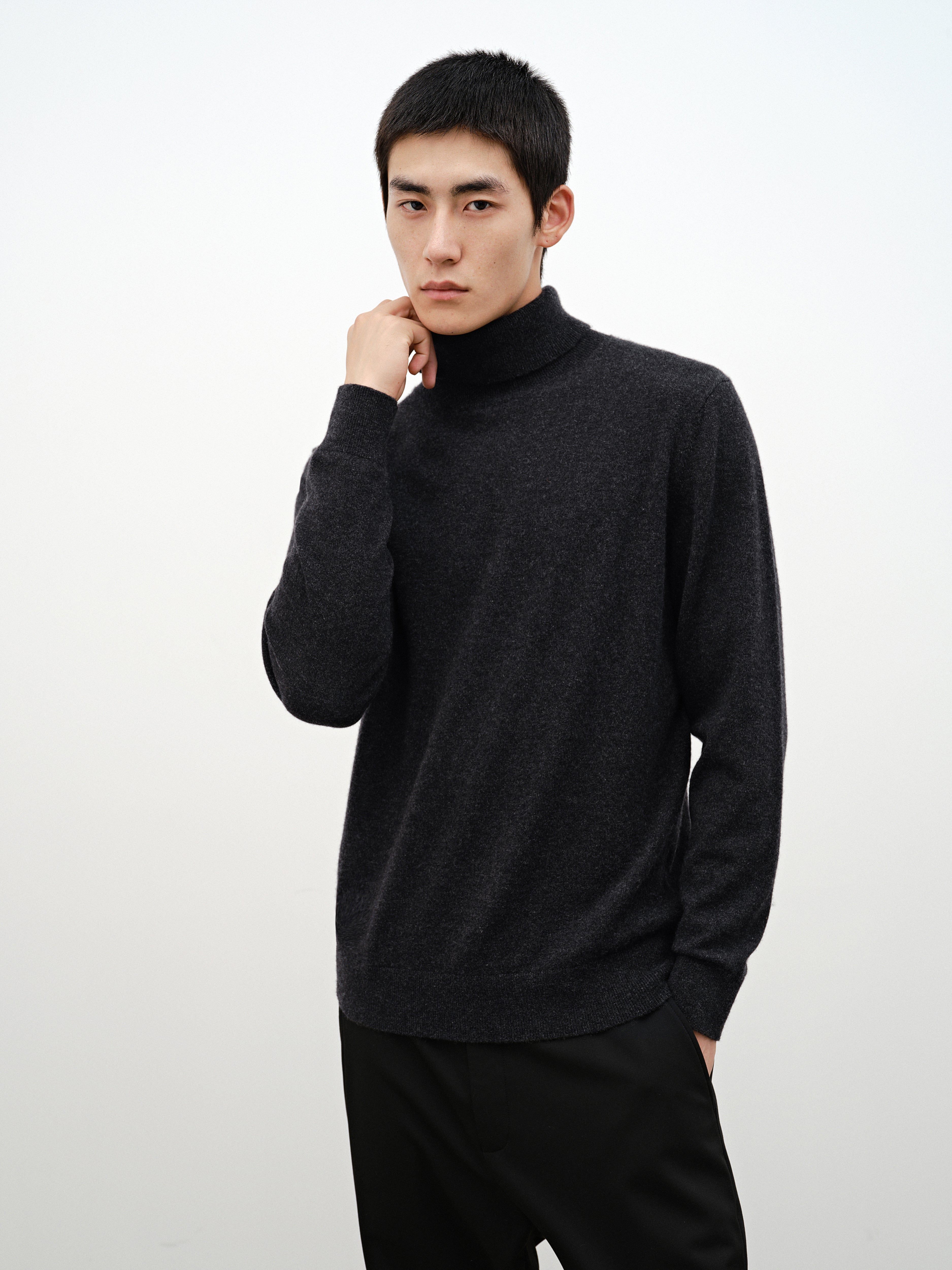 Men's Crew Neck Cashmere Pullover