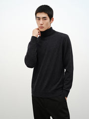 Men's Turtleneck Cashmere Pullover