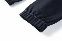 Men's Contrast-Stitch Embroidered Jogger Pants