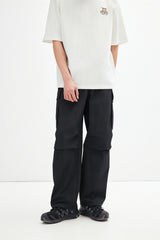 Men's Textured Straight-Leg Utility Pants