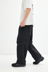 Men's Textured Straight-Leg Utility Pants