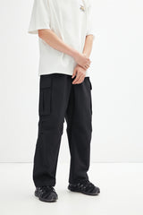 Men's Textured Straight-Leg Utility Pants