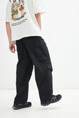 Men's Textured Straight-Leg Utility Pants