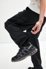 Men's Textured Straight-Leg Utility Pants