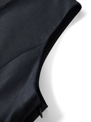Women's Commute Fake Two-Piece Dress