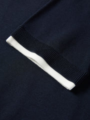 Women's Casual Faux-Layer Knit Short-Sleeve Top
