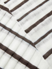 Women's Casual Asymmetric-Stripe Cover-Up