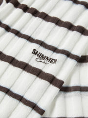 Women's Casual Asymmetric-Stripe Cover-Up
