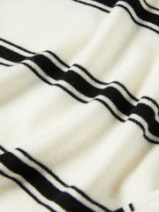 Women's Intellectual Wool-Blend Striped Knit Cardigan