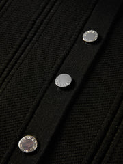 Women's Chanel-Style Faux-Layer Knit Cardigan