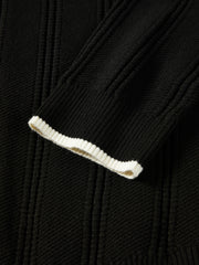 Women's Chanel-Style Faux-Layer Knit Cardigan