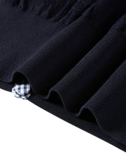 Women's Intellectual Jacquard Hooded Knit Cardigan