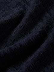 Women's Intellectual Jacquard Hooded Knit Cardigan