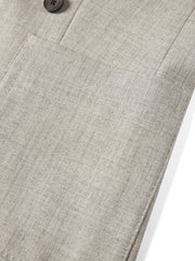 Women's Commuter Gray Double-Breasted Blazer