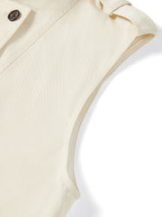 Women's Commuter Sleeveless Trench-Style Vest