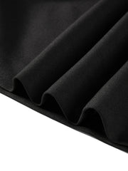 Women's Hepburn-Style Waisted Little Black Dress