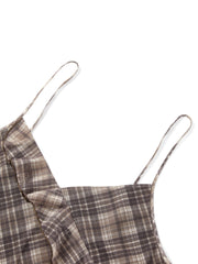 Women's Boho Girl Plaid Camisole
