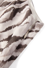 Women's Vacation-Style Zebra-Print Dress