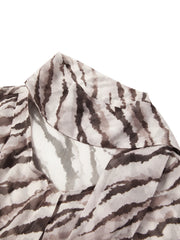 Women's Vacation-Style Zebra-Print Dress