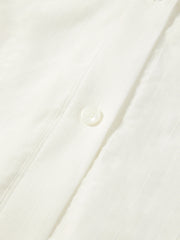 Women's Casual Waist-Pleated Long-Sleeve Shirt