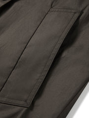 Women's Commuter Double-Breasted Long Trench Coat