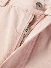 Women's Casual Pink Wide-Leg Jeans