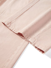 Women's Casual Pink Wide-Leg Jeans