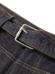 Women's Casual Raw Denim High-Rise Jeans