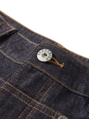 Women's Casual Raw Denim High-Rise Jeans