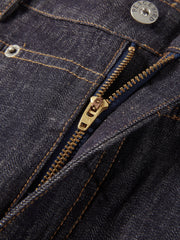 Women's Casual Raw Denim High-Rise Jeans