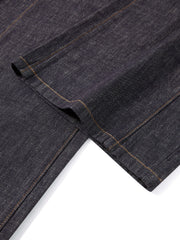 Women's Casual Raw Denim High-Rise Jeans