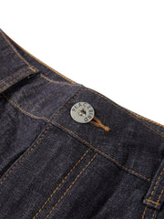Women's Casual Relaxed Wide-Leg Cropped Jeans