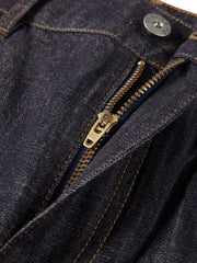 Women's Casual Relaxed Wide-Leg Cropped Jeans