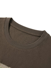 Women's Casual Paneled Long-Sleeve T-Shirt