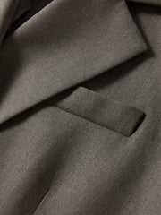 Women's casual double-breasted wool blazer
