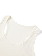 Women's  Casual  Vest and Pullover Two-Piece Set