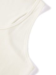 Women's  Casual  Vest and Pullover Two-Piece Set