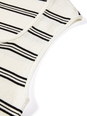 Women's Casual Striped Knit Tank Top