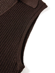 Women's Casual Detachable-Sleeve Knit Top